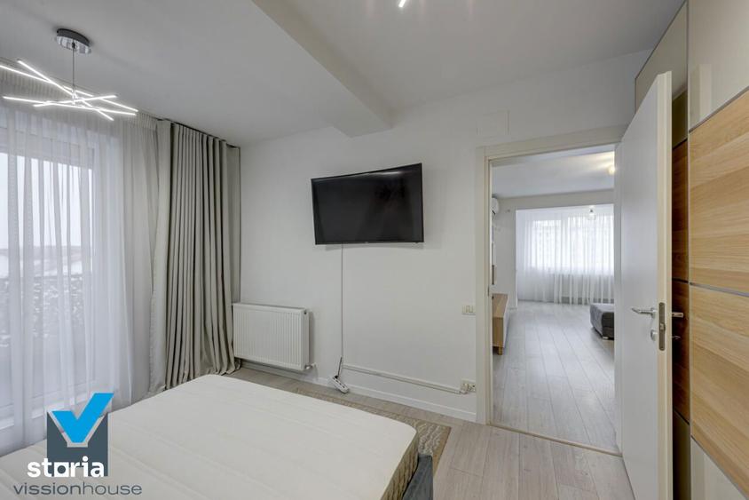 Apartament cu 2 camere semidecomandat, mobilat în Străulești