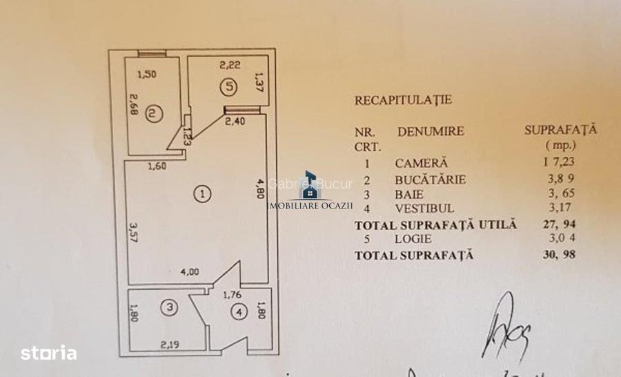 Inchiriere Garsoniera Semidecomandata Aparatorii Patriei