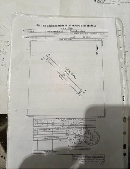 SUPER PRET! Teren intravilan 653mp-Ialomita comuna Sinesti, sat Lilieci - 2