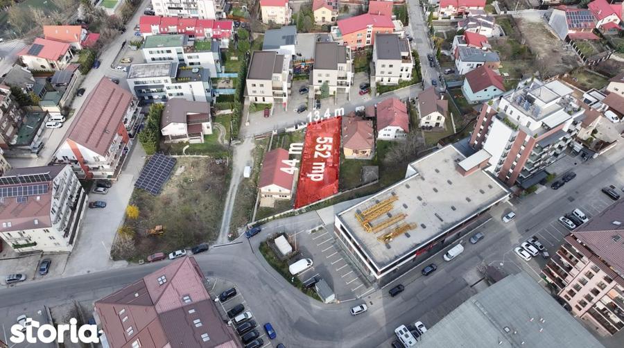 Teren de 552 mp, în Mănăștur