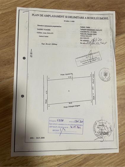 Teren extravilan lipit de gardul combinatului - 1
