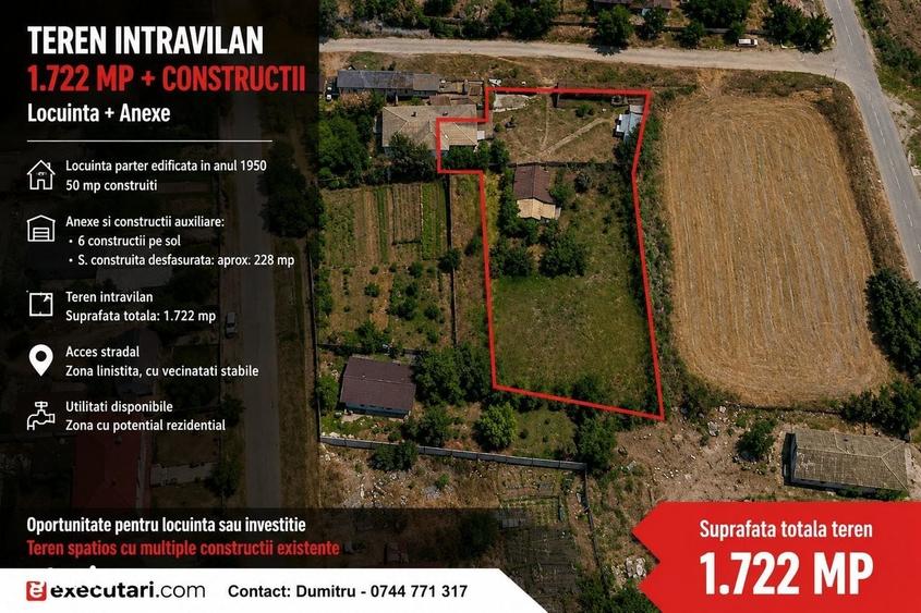 Casă cu 3 camere în Vadu