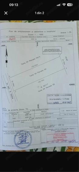 Teren de 4200 mp, în Central