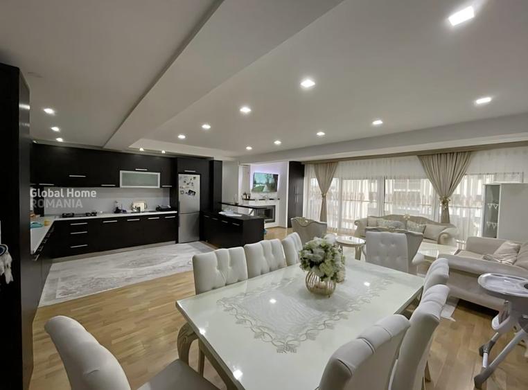 Apartament cu 4 camere semidecomandat, mobilat în Pipera