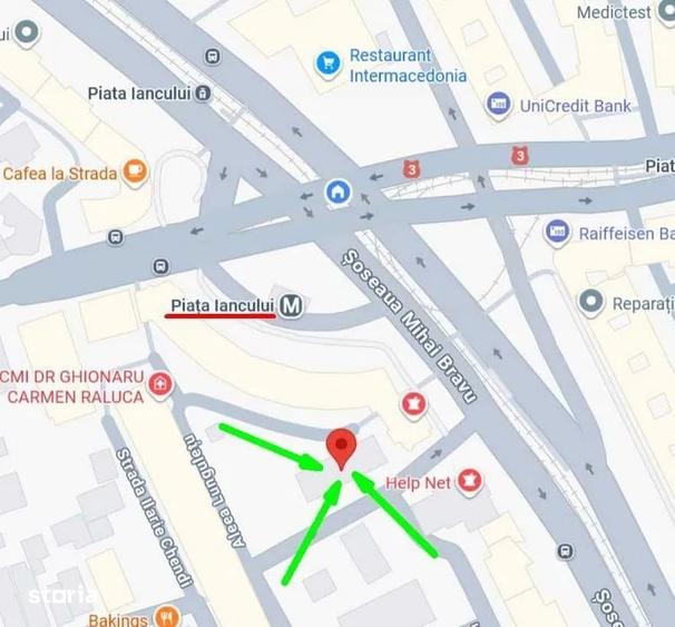 Apartament cu 3 camere semidecomandat în Iancului