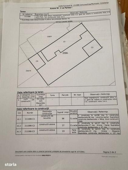 Casă cu 3 camere cu Teren 327 Mp în Central