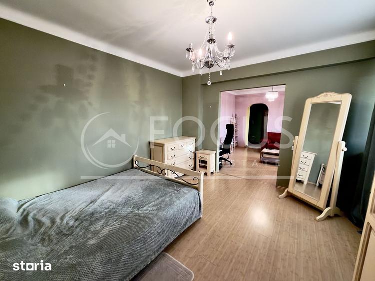 Apartament cu 2 camere semidecomandat, mobilat în Dorobanți