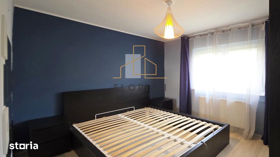 Apartament cu 2 camere semidecomandat, mobilat în Girocului