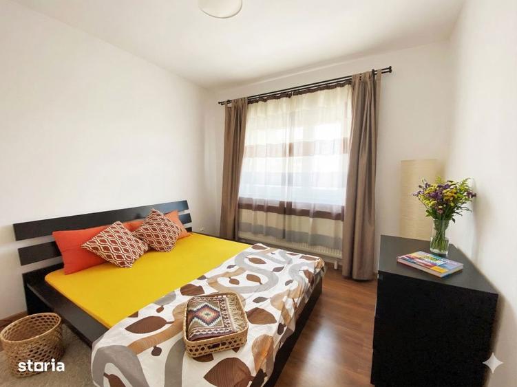Apartament cu 2 camere, mobilat în Băneasa