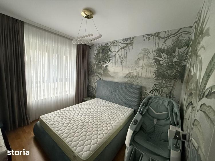 Apartament cu 3 camere decomandat, mobilat în Herăstrău