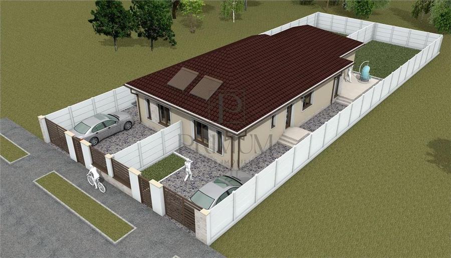 Duplex cu 3 camere cu Canalizare în Albina