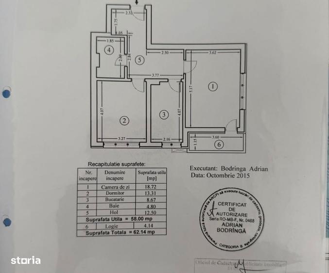 2 camere + Parcare Parcul Linei Lujerului 62mp Centrala Plaza Mal 2015 - 20