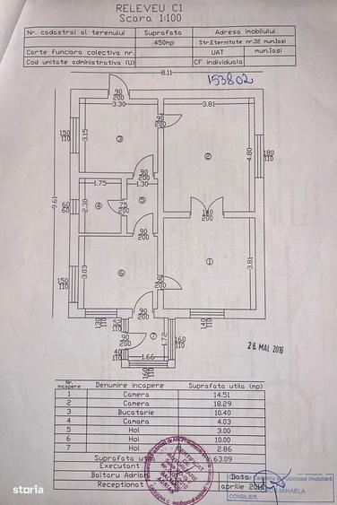 Casă cu 3 camere cu Teren 451 Mp în Central