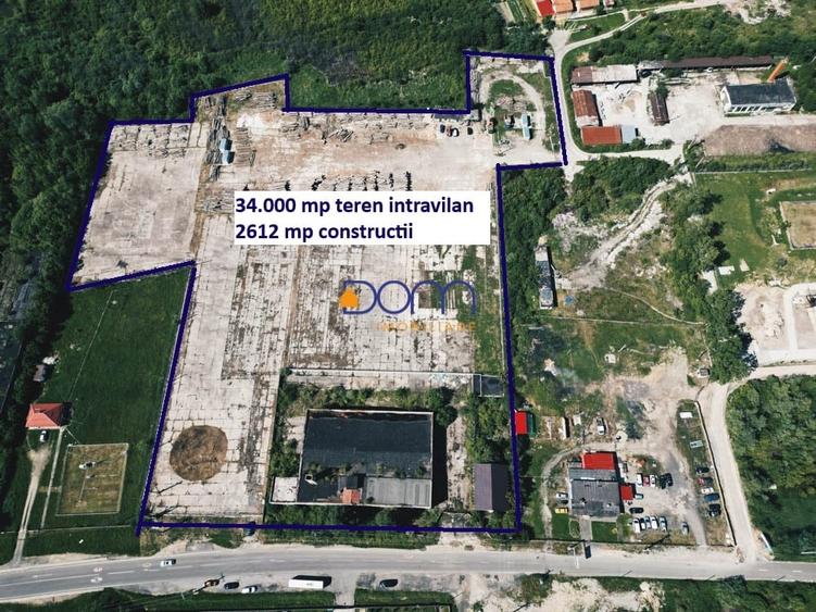 Teren Construcții intravilan de 34000 mp, în Exterior Vest