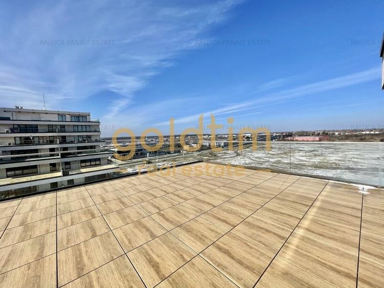 Apartament cu 3 camere semidecomandat, mobilat în Pipera