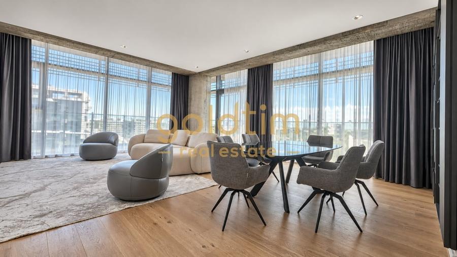 Apartament cu 4 camere semidecomandat, mobilat în Floreasca