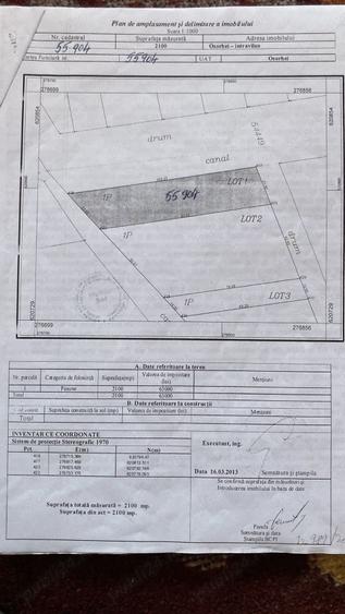 Teren de 2100 mp, în Oșorhei