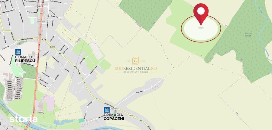 Teren de 38876 mp, în Copăceni