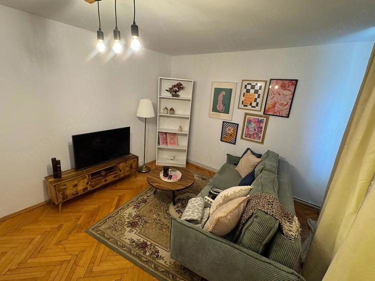 Apartament cu 2 camere decomandat, mobilat în Girocului
