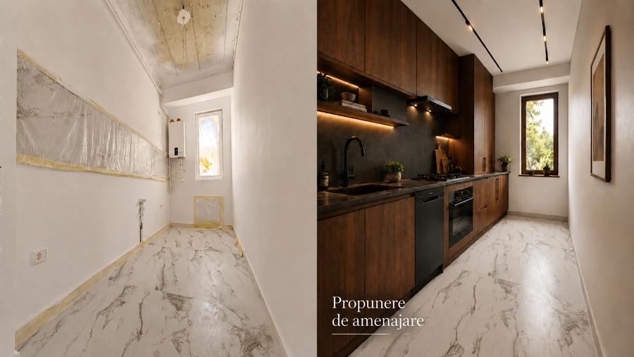 Apartament cu 2 camere decomandat în Militari