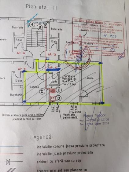 Apartament cu 2 camere decomandat în Șagului