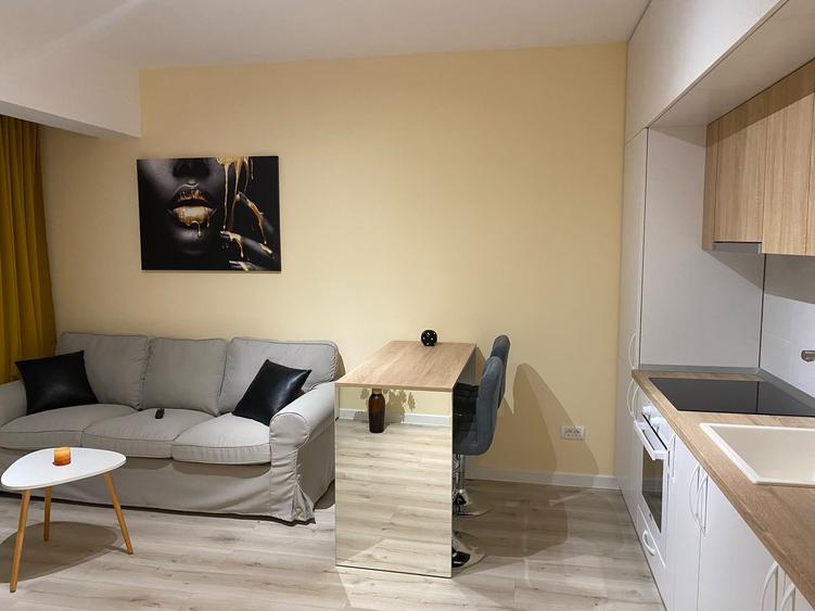 Apartament cu 2 camere semidecomandat, mobilat în Regie