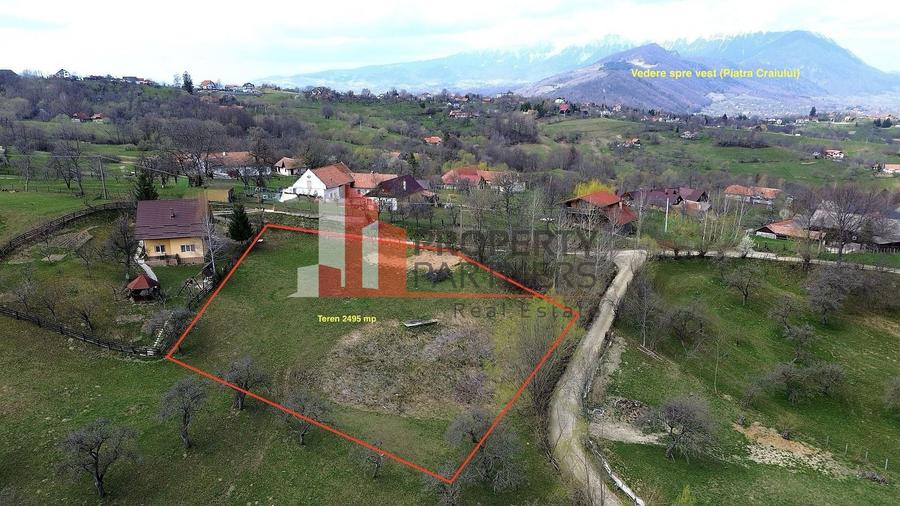 Teren Construcții intravilan de 2495 mp, în Bran
