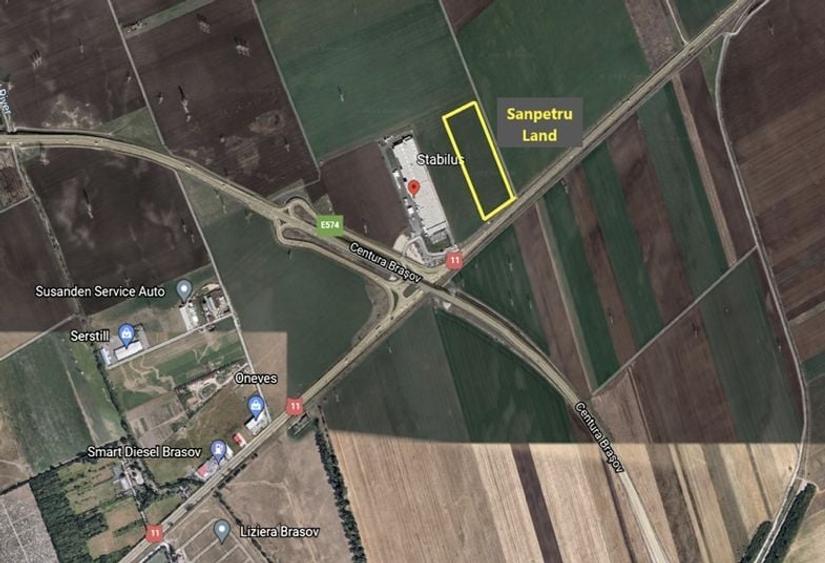Teren agricol intravilan de 41476 mp, în Sânpetru