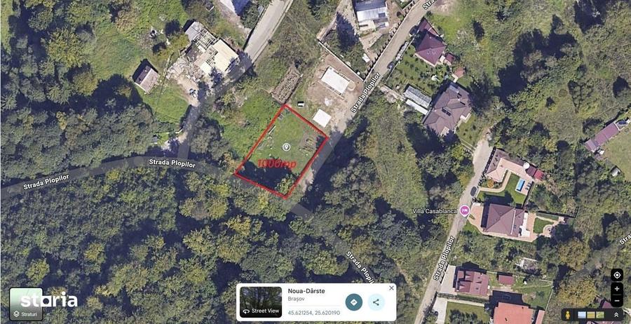 Teren 1000mp Brasov Str. Plopilor 46-Zona exclusivista-Parc Kronstadt - 3