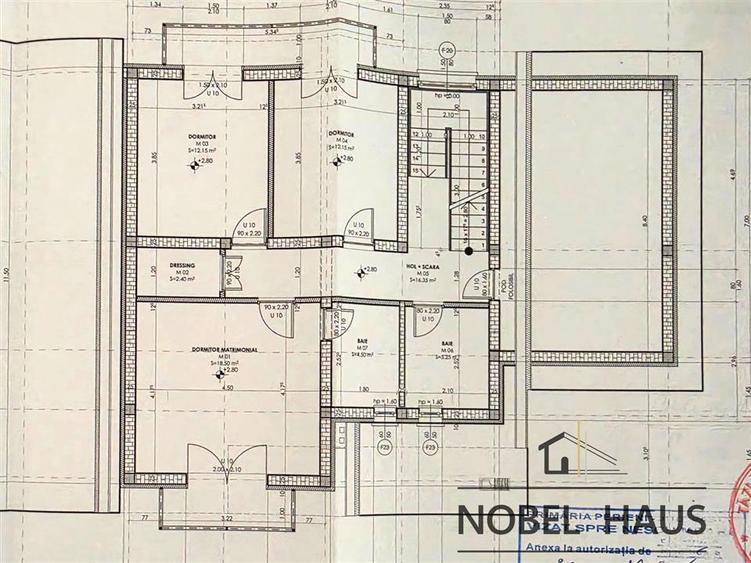 Casă individuală cu 7 camere cu Teren 600 Mp în Exterior Vest
