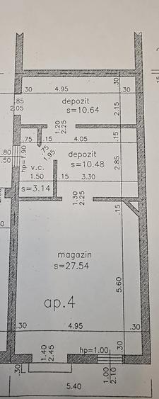 Spațiu comercial, de 49 mp, în Baba-Dochia