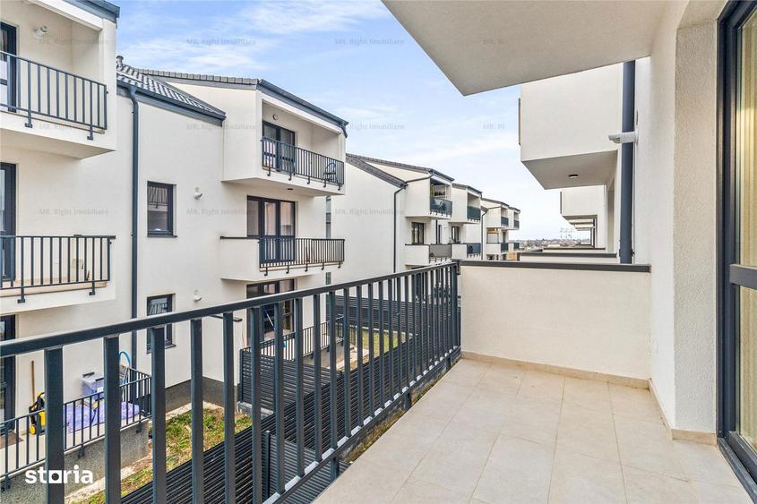 Apartament cu 2 camere, mobilat în Sânpetru
