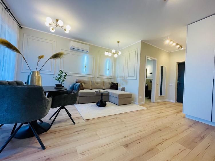 Apartament cu 2 camere semidecomandat, mobilat în Florești