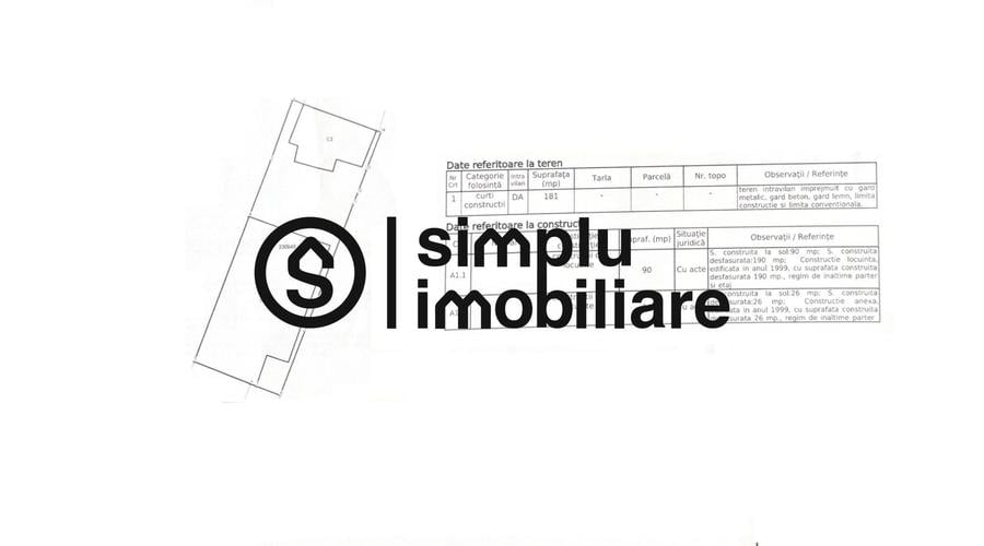 Casă cu 5 camere cu Teren 181 Mp în Rovine