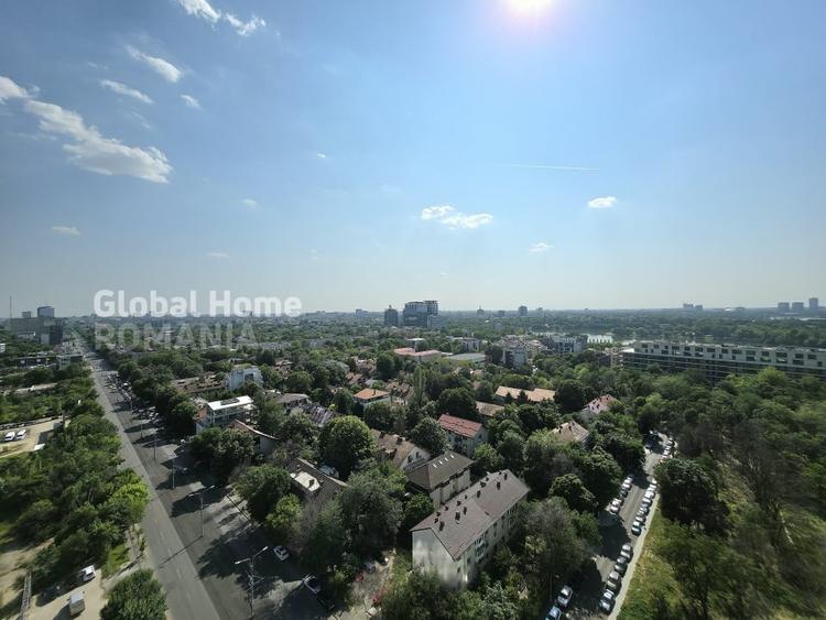 Panoramic View 16 Floor • 4 Rooms + 2 Parking • One Verdi Park • Floreasca - 10