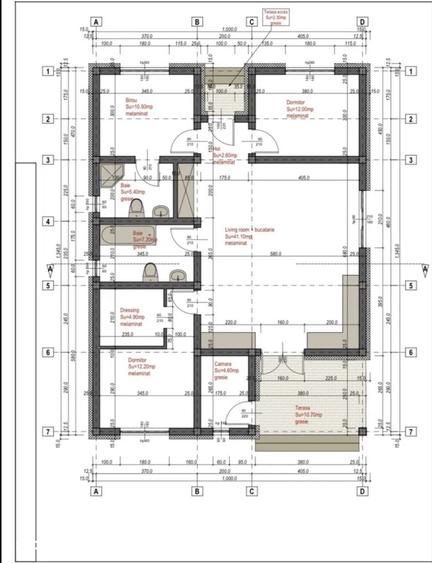 Casă cu 3 camere cu Teren 560 Mp în Central