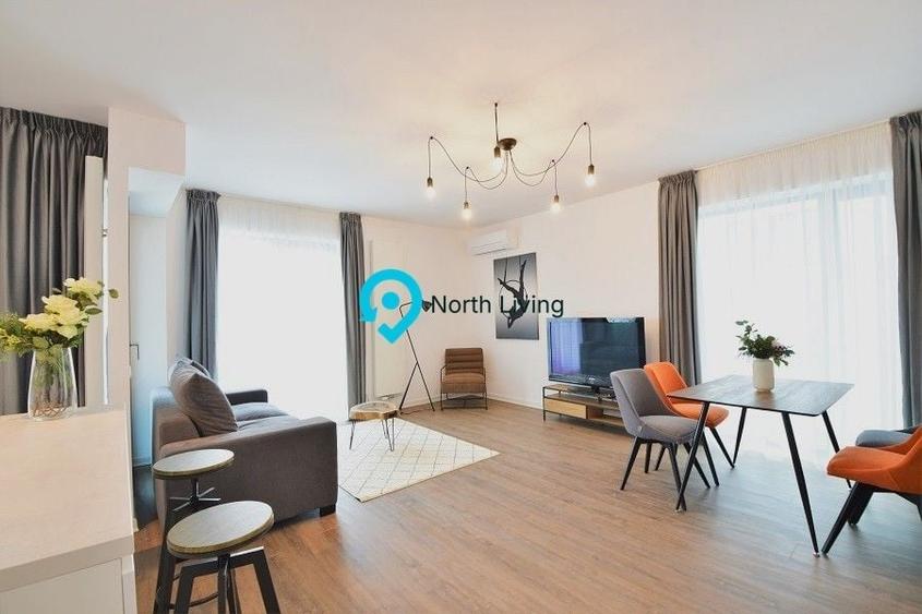 Apartament cu 2 camere semidecomandat, mobilat în Aviației