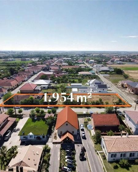 Teren de 1954 mp, în Giarmata
