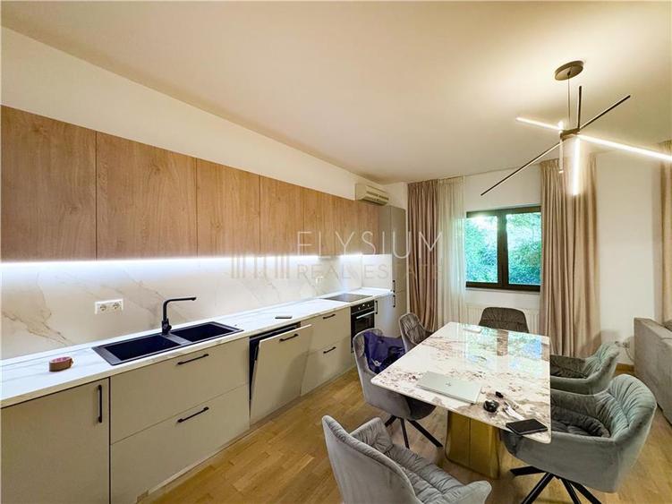Apartament cu 4 camere decomandat, mobilat în Herăstrău