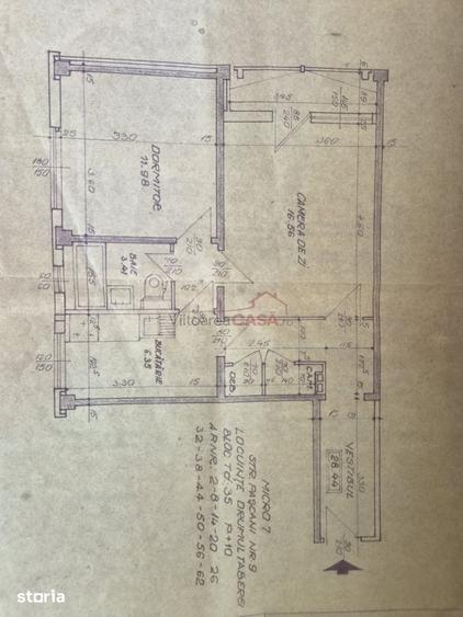 Apartament cu 2 camere decomandat în Drumul Taberei