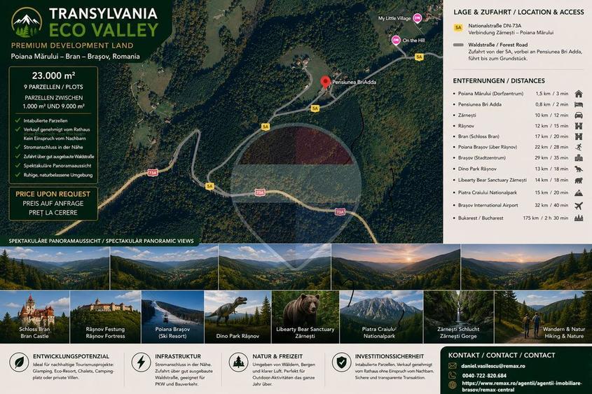 Teren agricol extravilan de 1092 mp, în Poiana Mărului