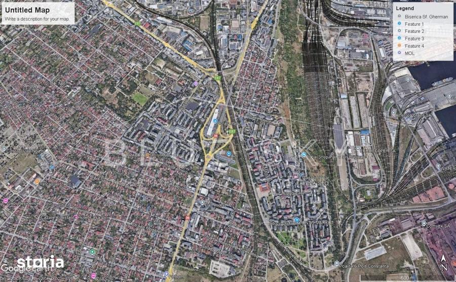 Teren de 2114 mp, în Central