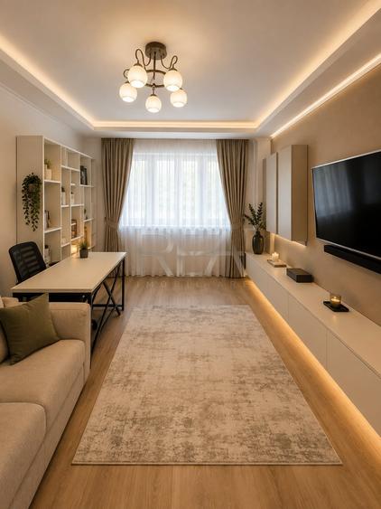 Apartament cu 3 camere decomandat, mobilat în Lacul Tei