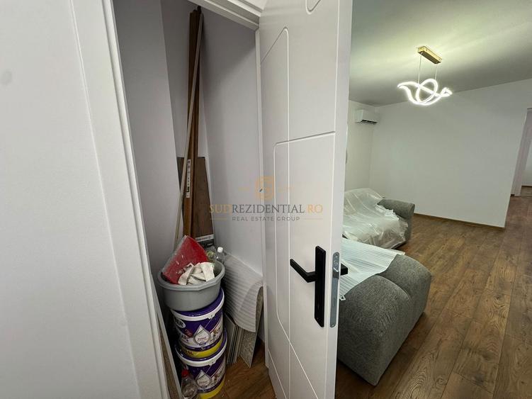 Apartament cu 3 camere semidecomandat, mobilat în Berceni
