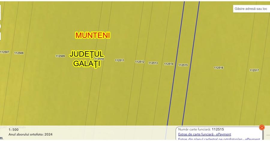 Teren agricol extravilan de 10098 mp, în Munteni