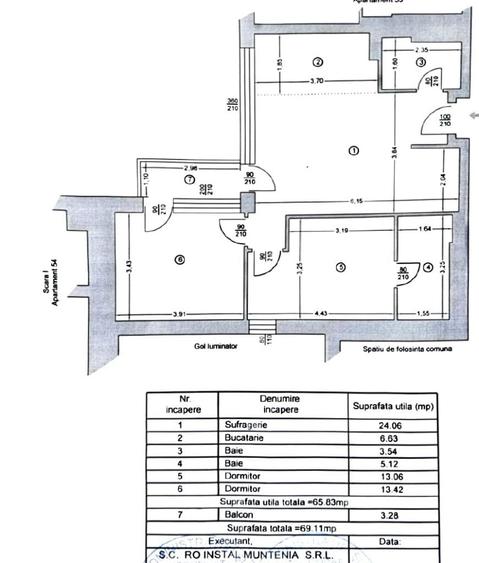 Apartament 3 Camere Complex Rasarit de Soare | Etaj 5 | Mobilat Comple - 6