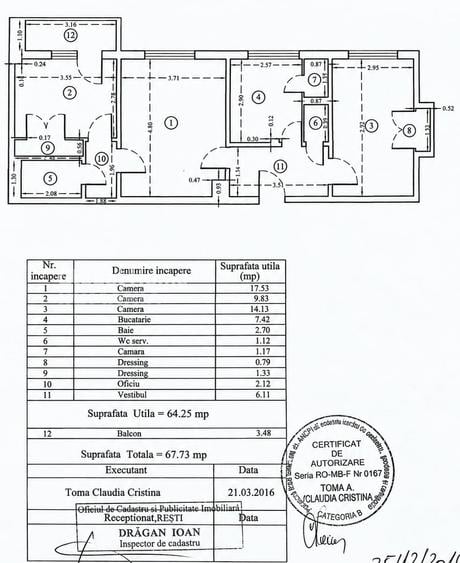 Apartament cu 3 camere semidecomandat, mobilat în Gara de Nord
