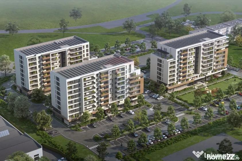Apartament cu 4 camere semidecomandat în Noua
