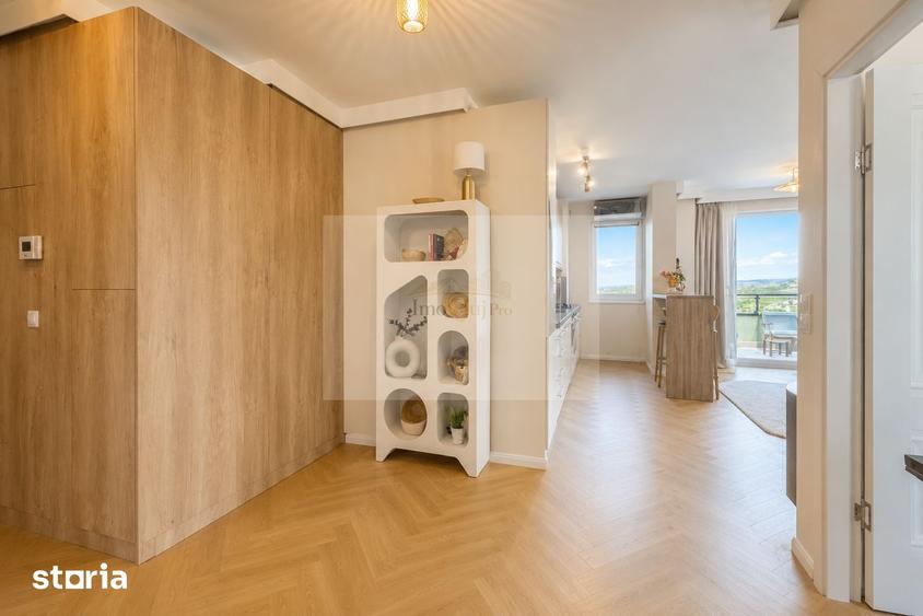 Apartament cu 2 camere semidecomandat, mobilat în Sopor