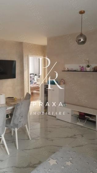 Apartament cu 3 camere semidecomandat, mobilat în Florești